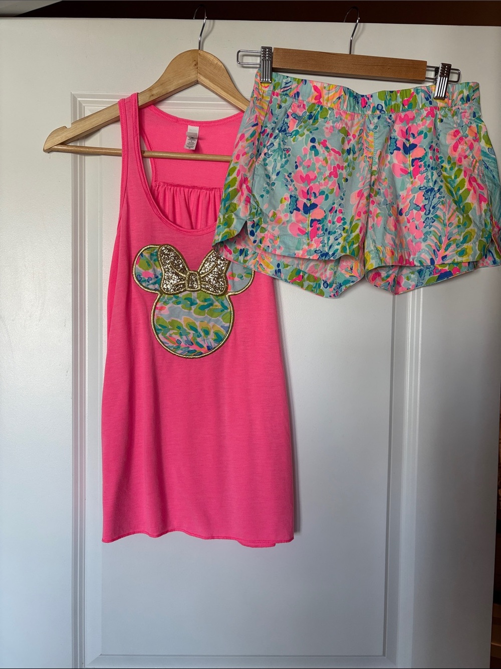CUSTOM DISNEY LILLY PULITZER Matching Tank and Shorts Set
